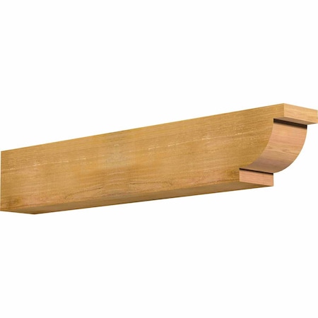 Ekena Millwork Alpine Rough Sawn Rafter Tail, Western Red Cedar, 6"W x 8"H x 48"L RFT06X08X48ALP00RWR